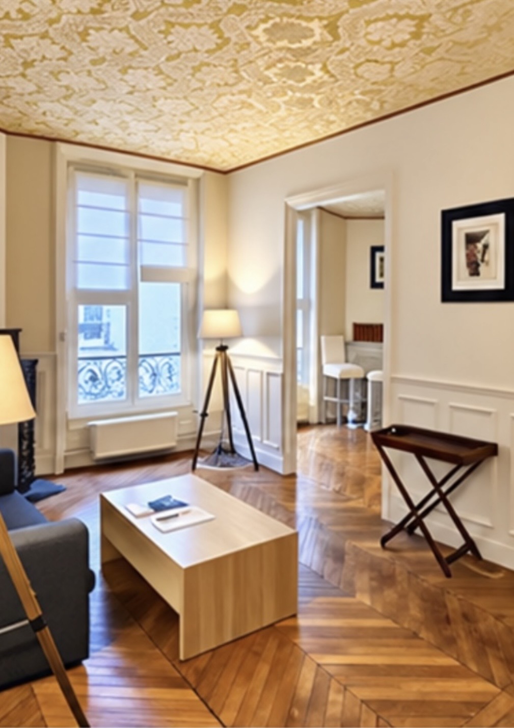 Стильная 3-к квартира 16 округ, 16, 2300.00 EUR