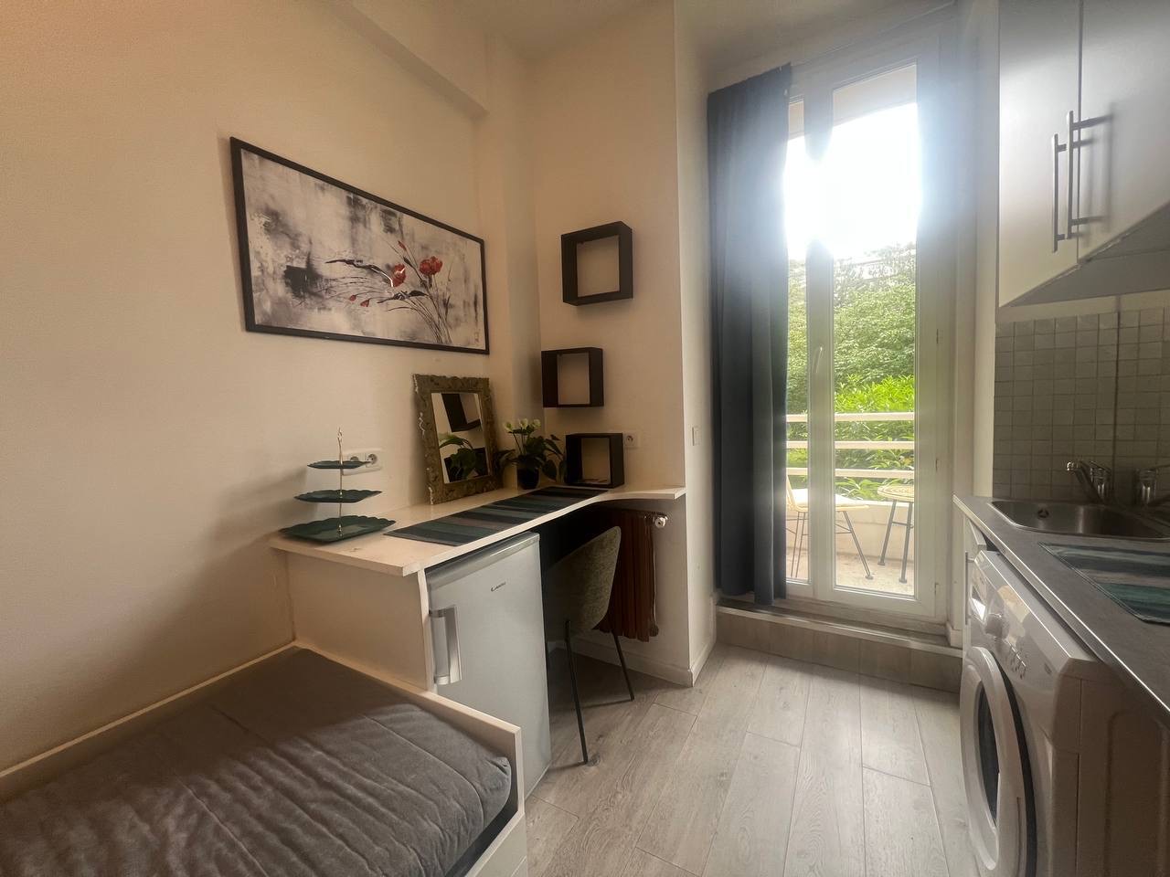 Studio with balcony in 16th, 16, 1200.00 EUR, photo 3